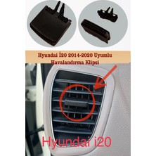 Yubbox Hyundai I20 2014-2020 Uyumlu Klima Havalandırma Sağ Sol Dönüş Kiti Havalandırma Klipsi, Aparatı