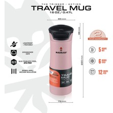 Travel Mug Termos Bardak 0.47 Lt Rose Quartz