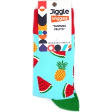 Jiggle Wiggles Yaz Meyveleri Desenli Çorap