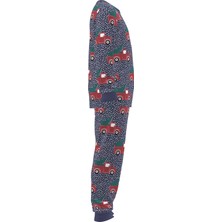 Penti Erkek Çocuk The Truck Mavi Termal Pijama Takımı