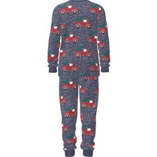Penti Erkek Çocuk The Truck Mavi Termal Pijama Takımı