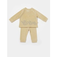Kids Little Store Babycosy Unisex Organik Kadife Alt Üst Takım (3-24 Ay )
