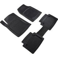 Opel Mokka X Uyumlu 4d Havuzlu Paspas Kesilebilir Model Siyah Fs Modern