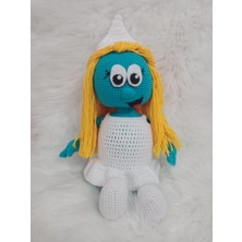 Tatlı Şirine Bebek Amigurumi Organik Oyuncak