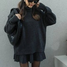 Moda Gülse Triko Mini Etekli Ikili Takım