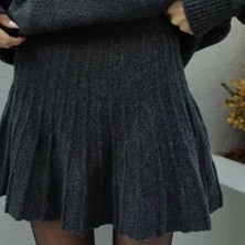 Moda Gülse Triko Mini Etekli Ikili Takım