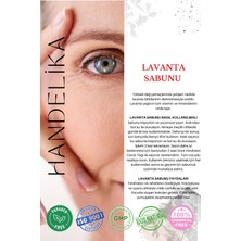 Handelika DOĞAL EL YAPIMI LAVANTA Yüz, Saç ve Vücut Sabunu - 100 GR