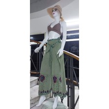 Otantik Nakış İşlemeli Harem Şalvar Bulmaca Pantolon(104 CM)