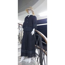 Italyan Fisto Detaylı Keten Pantolon Ceket Takım