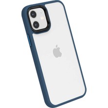 Pazarella Apple iPhone 11 Yanları Renkli Silikon Parlak Arka Yüzeyli Tlp Tiger Hibrit Kapak