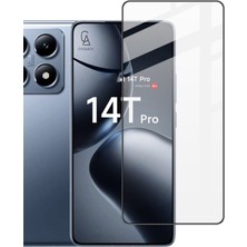 Xiaomi Mi 14T Pro ile Uyumlu Telefon Kılıfı ve 5d Tam Kaplayan Cam Ekran Koruyucu