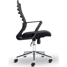 Asbir Mobilya Rigel 55300 Metal Ayaklı Çalışma Koltuğu Ofis Sandalyesi