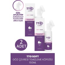 TTO Soft Göz Çevresi Temizleme Köpüğü Aplikatörlü 150 ml 2 Adet