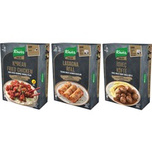 Knorr Yemek Kiti Kore Usulü Çıtır Tavuk 370 gr + Lazanya Ruloları 180 gr + Isveç Köftesi 150 rg