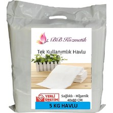 BB Kozmetik Tek Kulanımlık Havlu 5 kg (40x80 Cm)