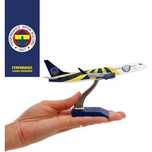 Zekupp Boeing 737-800 1/250 Ölçek Fenerbahçe Lisanslı Sarı Lacivert Tasarım Metal Maket Uçak  (UCK0200)