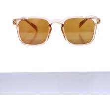 Ayel Glasses Kare Unisex Güneş Gözlüğü Kahverengi