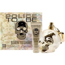 Police To Be Born To Shine Edt 75 ml+All Over Body Shampoo 100 ml Erkek Parfüm Seti