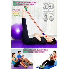Body Trimmer Egzersiz Direnç Lastiği 3' Lü Set ( Özel 40 Lı Kauçuk Lastikli )