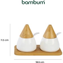 Bambum Home Bambum Zenith 2'lü Baharat Seti Kaşıklı