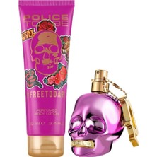 Police Freetodare Edp 40 ml+Perfumed Body Lotion 100 ml Kadın Parfüm Seti