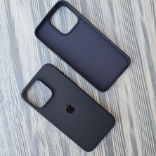 Pirok Store iPhone 15 Pro (6.1 Inç) Uyumlu Lansman Içi Kadife Silikon Kılıf