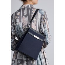 Milo Kanvas Baget Çanta Lacivert