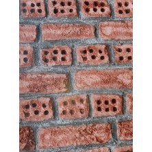 Kiremit/taş Desenli 3 Boyutlu Hava Alabilen Silinebilir Duvar Kağıdı 5 M²