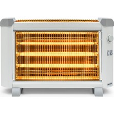 Şamdan Termostatlı Üstten Isıtmalı Quartz Soba 3004