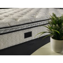 Yatakcım Luvita Ultra Full Ortopedik Pedli Tavşan Tüyü Yatak (Antrasit) 160X200