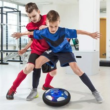 Learning Fun Hover Ball Havada Kayan Futbol Topu Ev Içi Futbol Topu Işıklı Pilli Kırmızı