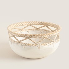 Gillie Dekoratif Kase S Beyaz