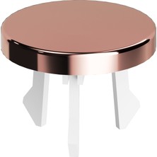 VitrA Artema Süzgeç A4516629 Su Taşma Yüzüğü, Soft Bakır (Parlak)