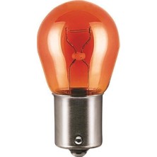 Ampul 12V PY21W 21 BAU15S 93 Ampul Yan Tırnak Sarı Stop-Sinyal ve Park Serisi 7507