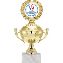 Odak Kişiye Özel Futbol Kupası Ödül Kupası Tören Kupası 22 cm ECO-038