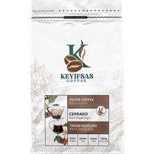 Keyifsas Coffee Brezilya Cerrado Filtre Kahve 1 kg Çekirdek Veya Öğütülmüş