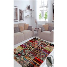 Tuğhome Patchwork Digital Baskı 80 x 150 Kilim