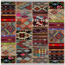 Tuğhome Patchwork Digital Baskı 80 x 150 Kilim