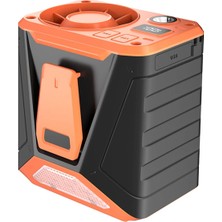 Passing Mini Taşınabilir Bel Klipsi Fanı 3 Hızlı Soğutma Fanı 9000MAH Kemer Klipsi Fanı Açık Hava Tırmanışı Için Giyilebilir Kişisel Fan (Yurt Dışından)