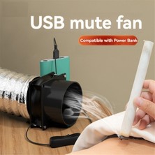 Passing USB 5V Lehim Duman Emici Esd Duman Çıkarıcı Fan Boru Kanalı Egzoz Fanı Boru Küvet Havalandırma Fanı Sadece Fan Borusuz Fan (Yurt Dışından)