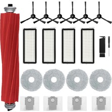 Passing Roborock Qrevo S, Qrevo Pro, Qrevo Maxv Robot Süpürge Ana Yan Fırça Hepa Filtre Paspas Bezi Toz Torbası Parçaları (Yurt Dışından)