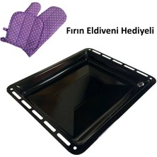 Esc Ankastre Fırın Tepsisi 45,5 x 37,5 x 4.cm Derin Model (Fırın Eldiveni Hediyeli)