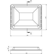 Esc Ankastre Fırın Tepsisi 45,5 x 37,5 x 4.cm Derin Model (Fırın Eldiveni Hediyeli)