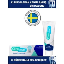 Clinomyn Smokers 75 ml + Temizle Parlat Diş Beyazlatan ve Parlatan Fresh Jel Diş Macunu 75 ml x 2