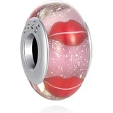 Fubena Öpücük Murano Charm
