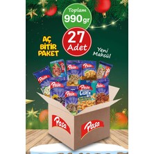 Paşa Kuruyemiş Lezzeti Keşfet Lüx Paket 990 gr - 27 Paket