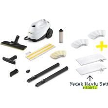 Karcher Sc Premium 3 30SN De Kullanıma Hazır Buharlı Temizlik Makinesi ve Yedek Havlu Seti Hediye