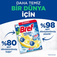 Bref Power Aktiv Katı Klozet Blok Limon Kokulu 2'li Paket