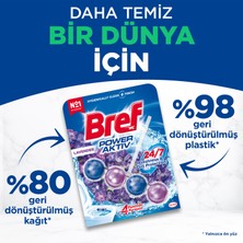 Bref WC Power Aktiv Duopack Katı Tuvalet Bloğu Lavanta