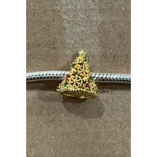 Fubena Altın Renk Noel Ağacı Charm